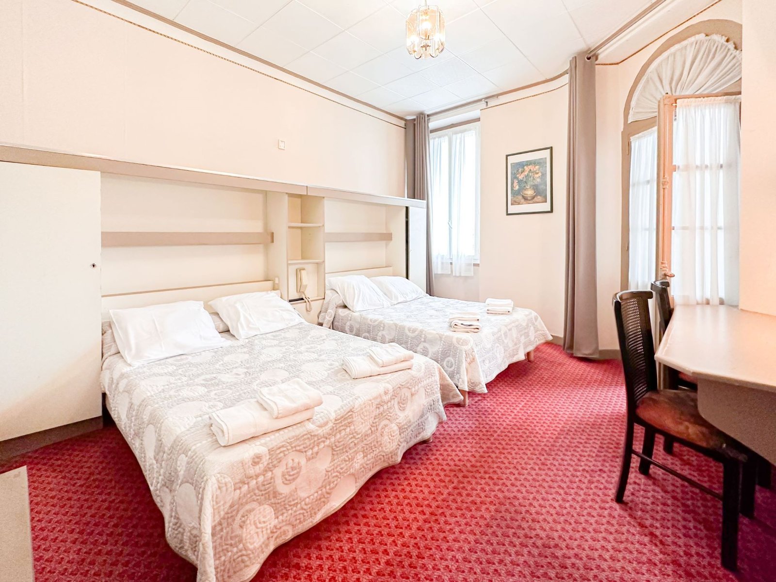 Hôtel Du Gave Lourdes chambre quadruple